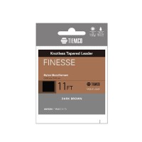 TIEMCO Finesse Leader 4X [Dark Brown] 11ft