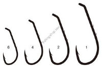 GAMAKATSU Ocutobasu Ring Eye [Brown] #1 (8pcs)