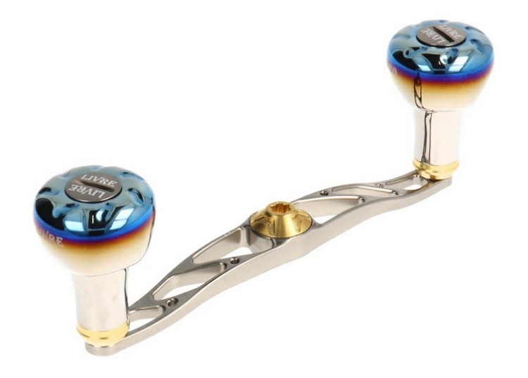 LIVRE FullComp Crank for Daiwa 120 Right #Titanium/Gold