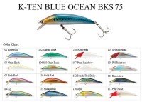 TACKLE HOUSE K-ten Blue Ocean BKS75 #101 Blue Red