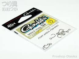 GAMAKATSU Single Hook 53 [NS Black] #12 (8pcs)
