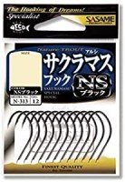 SASAME Sakura Masu Hook N-313 [NS Black] M (12pcs)