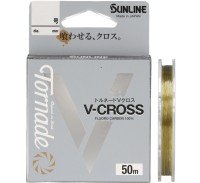 SUNLINE 1038 Tornade V-Cross [Brown & Ice Blue] 50m #2.5 (10lb)