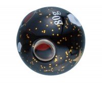 GAMAKATSU Luxxe 19-280 Ohgen "Tai Rubber Q II" Sinker 45g #20 Black / Gold Flake