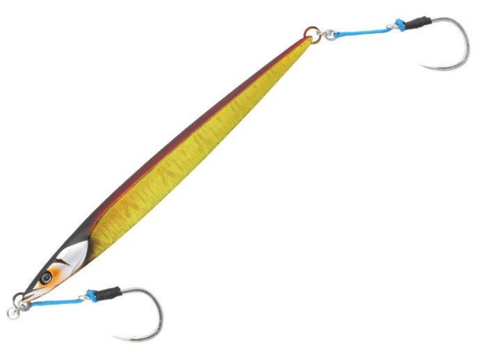 JACKALL BamBluz Jig Semilong 400g Tuna Special #Red & Gold / Magma Wave HL