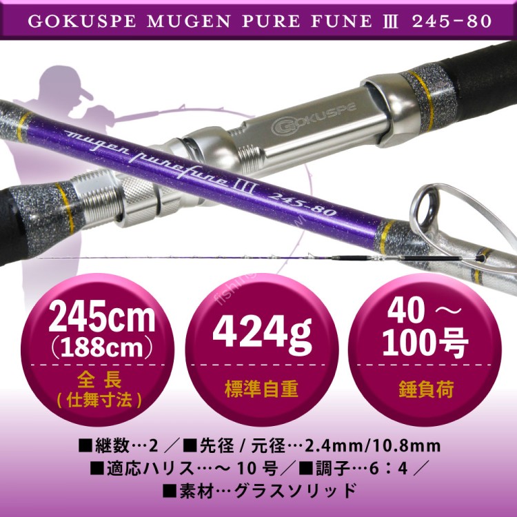PURETEC Sandaime Mugen Pure Fune Purple Edition 245-80