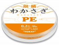 TORAY GinRin Wakasagi PE [Orange] 30m #0.25 (2.3kg)