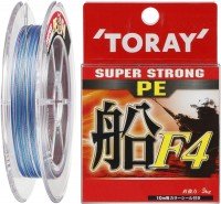 TORAY Super Strong PE Fune F4 [10m x 5color] 200m #0.8 (4kg)