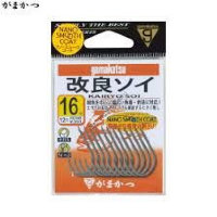 GAMAKATSU Kairyo Soi Ring Eye [Nano Smooth Coat] #16 (10pcs)