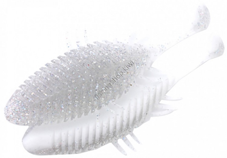 IMAKATSU Flat Head Goby 4 White Clear Glitter Flake