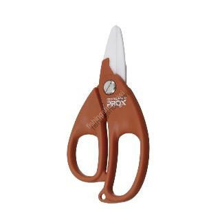 PROX PX410R PE Cut Ceramic Scissors With Hook Sharpener Brick