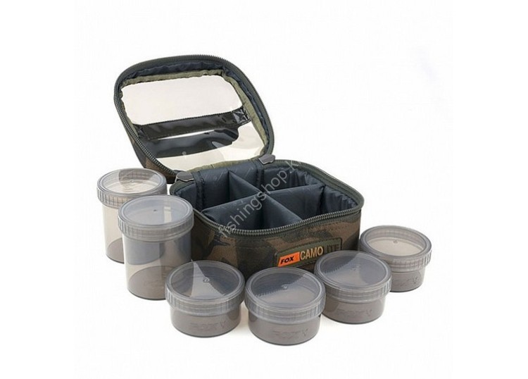 FOX CamoLite Black 6 Pot Case