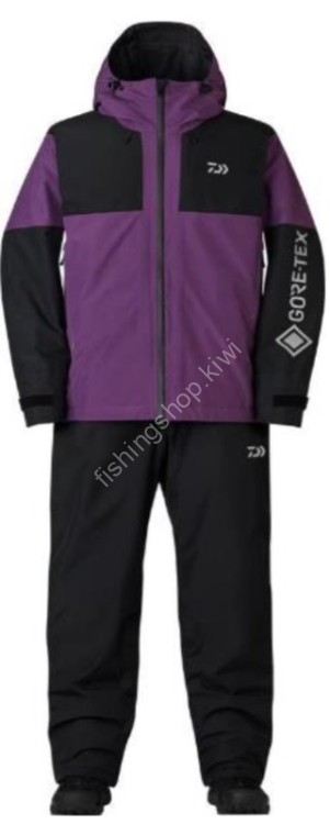 DAIWA DW-1924 Gore-tex Versatile Winter Suit (Purple) M