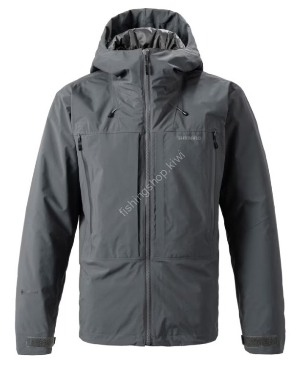 SHIMANO RB-032W Gore-Tex Insulation Rain Jacket (Blue Charcoal) L