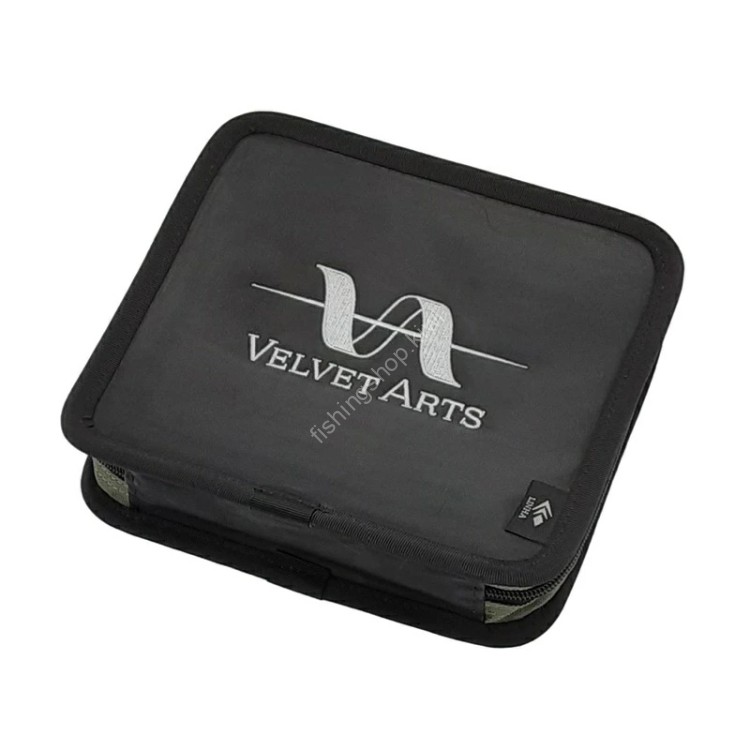 VELVET ARTS Spoon Wallet Large Slim #Black x Black