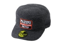 MAZUME Fleece Work Cap With Box Logo #Charcoal