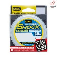 DUEL TB Carbon Shock Leader [Natural Clear] 30m #5 (20lb)