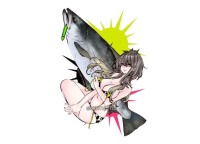 J-LIKE PRODUCT Fish Art Sticker #Sakuramasu