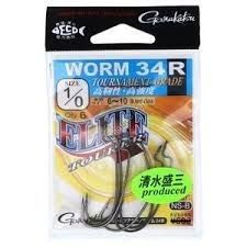 GAMAKATSU Elite Tourer Worm 34R [NS Black] #1/10 (6pcs)