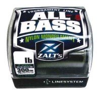 LINE SYSTEM Zalt's All Bass Nylon [Moss Green] 300m #2 (8lb)