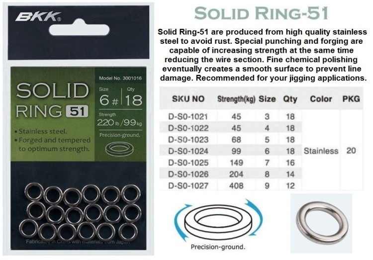 BKK Solid Ring-57 [Stainless] #9 (12pcs)