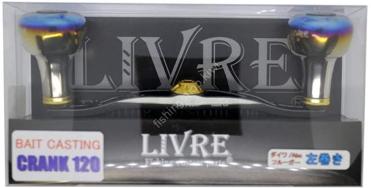 LIVRE 2681 FullComp CRANK 120 (Crank) For Daiwa Left-Handed #Black P + Gold G