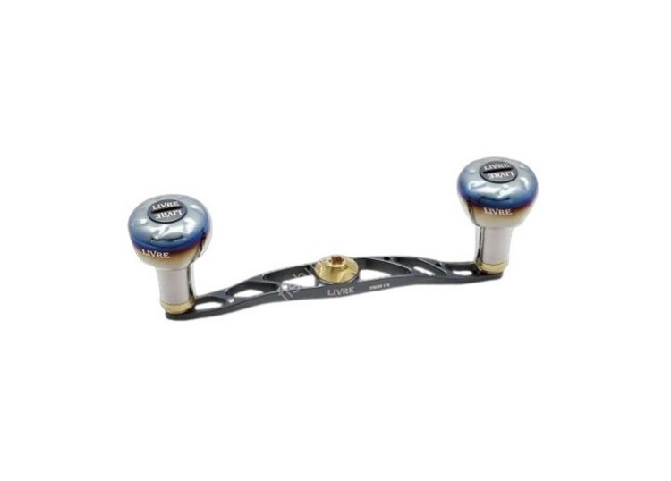 LIVRE FullComp Crank for Daiwa 120 Left #Gunmetal/Gold