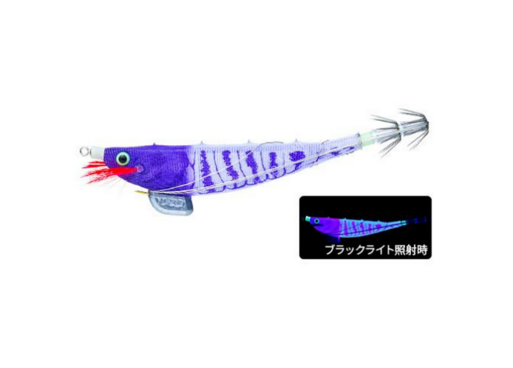 DUEL Yo-Zuri Ebi Sutte Jr Y2 100mm #19 Keimura Purple Head (KVUH)