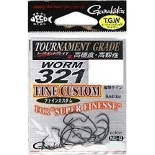 GAMAKATSU Worm 321 Fine Custom #5 (8pcs)