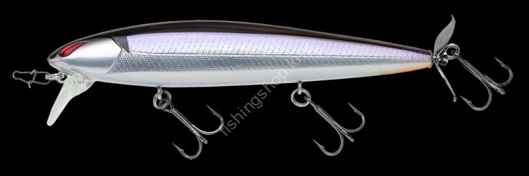 NORIES Laydown Minnow Wake Prop Plus BR-297 Live Purple Wakasagi