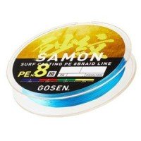 GOSEN Samon Surf Casting PE x8 [15m x 4colors] 200m #0.4 (4.3kg)