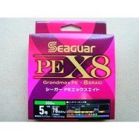 KUREHA Seaguar PE X8 [10m x 5colors] 300m #5 (78lb)