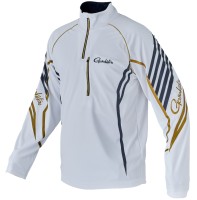 GAMAKATSU GM3697 Kokage Max Zip Shirt (White) M