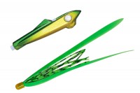 JACKALL BinBin Rocket 20g #F195 Lame GuriKin / #Keikou Green T +