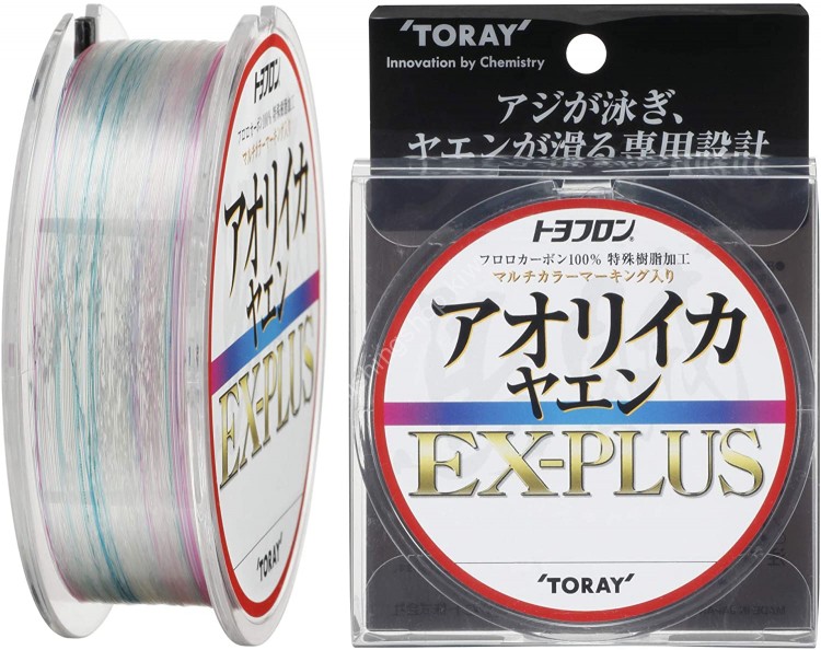 TORAY Toyoflon Aori IkaYaen EX-PLUS Natural (50cm Marking Every 10m) 150m 12lb #3