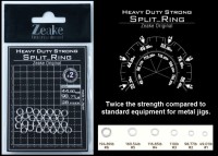 ZEAKE Heavy Duty Strong Split_Ring #2 (28pcs)