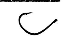 DAIWA Bassers Worm Hook SS Wacky #1 (5pcs)