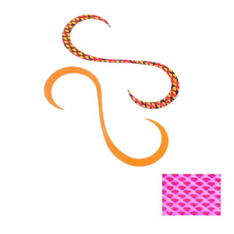 MIYAICHI Sakuraichi (Oka) Tairaba Necktie Curly #18 Scale Pink