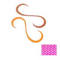 MIYAICHI Sakuraichi (Oka) Tairaba Necktie Curly #18 Scale Pink