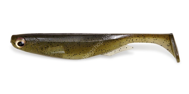 MEGABASS Spark Shad 4" #Green Pumpkin (5pcs)