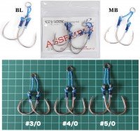 D-CLAW Key Hook Barbless #4/0 (4pcs)