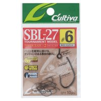 OWNER C'ultiva Single Hook Barbless SBL-27 #6