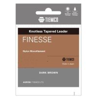 TIEMCO Finesse Leader 4X [Dark Brown] 8ft