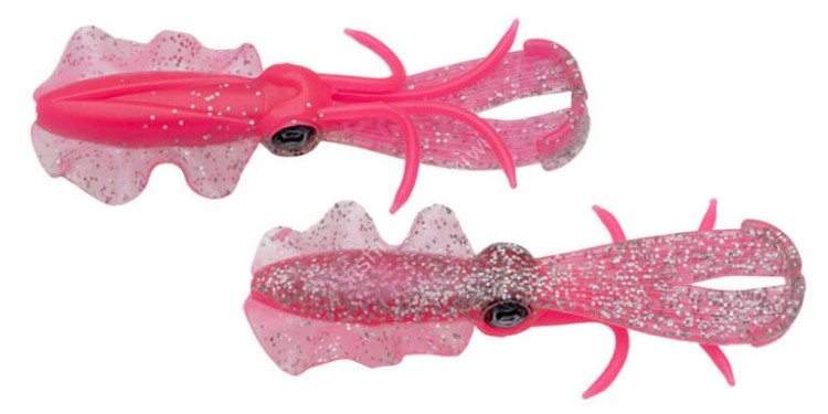 ECOGEAR Power Squid 3.5" #158 Super Hologram / Pink Glow (Night Light)