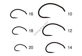 GAMAKATSU C12 [Matte Black] #16 (20pcs)