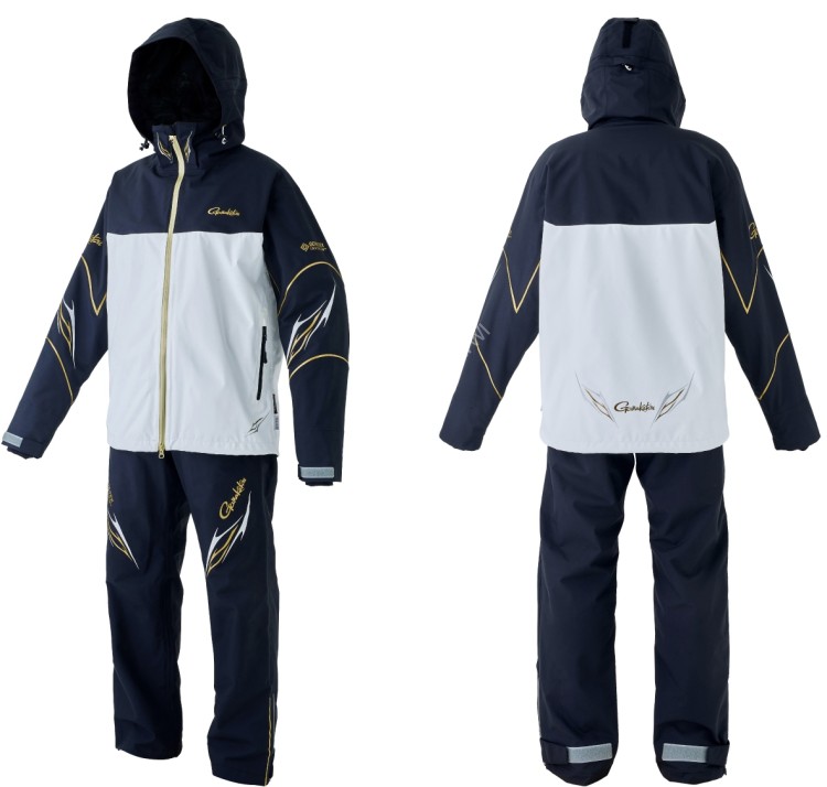 GAMAKATSU GM3687 Gore-Tex InfiniumTM All Weather Suit (White x Black) LL