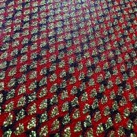 MATSUOKA SPECIAL Silicone Sheet 0.65mm #Zebra Red Gold Lame
