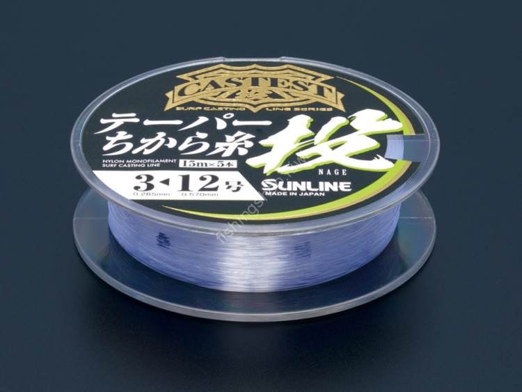 SUNLINE Castest Taper Chikara-Ito Throwing [Clear Blue] 15m x 5 #2<8
