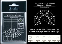 ZEAKE Heavy Duty Strong Split_Ring #3 (22pcs)
