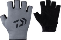 DAIWA DG-6523 Quick Dry Gloves (5fingers cut) Black XS
